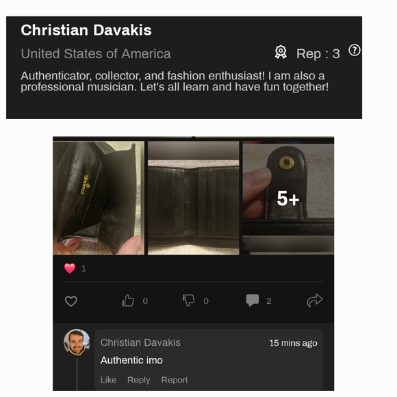 EUC CHANEL Mini Compact Wallet CC logo With dustbag/relisted - Picture 13 of 14